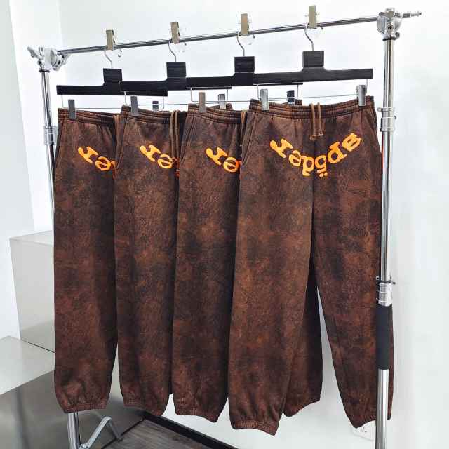1:1 Quality ComplexCon × Spider × Streetwear Black Brown Hoodie & Pants Set