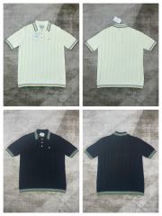 1:1 Quality Casa Chest metal logo color match color knitted POLO shirt 2 colors