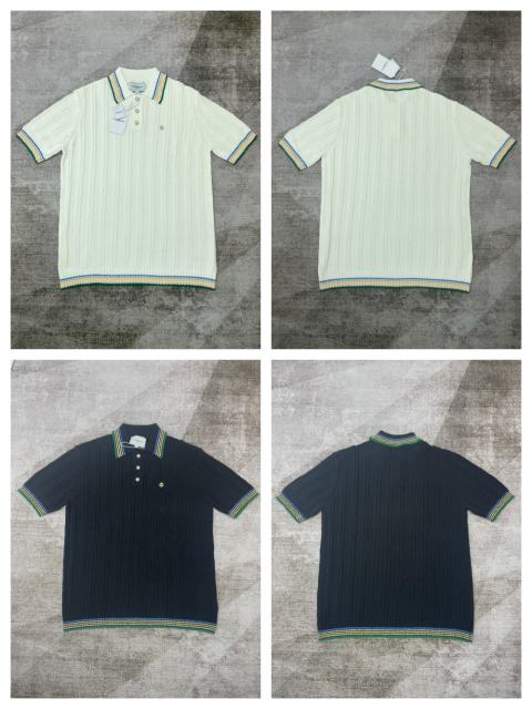 1:1 Quality Casa Chest metal logo color match color knitted POLO shirt 2 colors