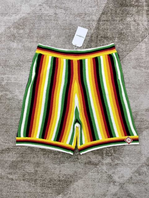 1:1 Quality Casa Vertical print colorful patchwork Polo Shirt & Shorts Set