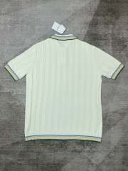 1:1 Quality Casa Chest metal logo color match color knitted POLO shirt 2 colors