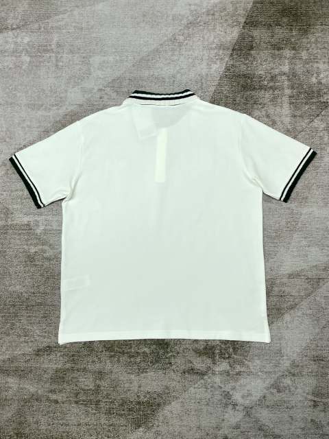 1:1 Quality Casa Plaid Colorblocked Lapel Button Down Embroidered Polo Shirt