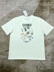 1:1 Quality Casa Baseball Beat Embroidery tee 2 colors