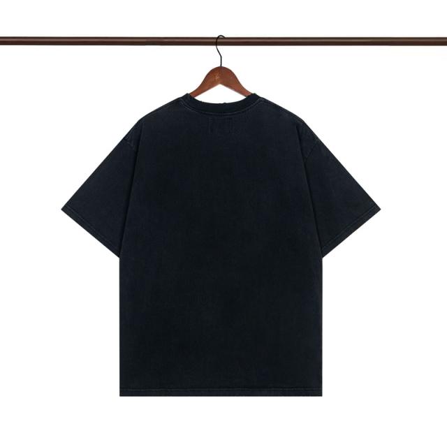 28031550 Strobe Skull Print Washed Version Tee 2 colors