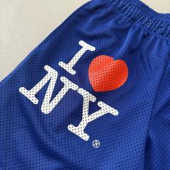1:1 Quality EE Eric Red Heart Printed Mesh Breathable Shorts 2 colors