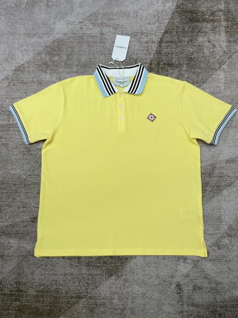 1:1 Quality Casa Blue White and Black Check Colour Block Polo Shirt 2 colors
