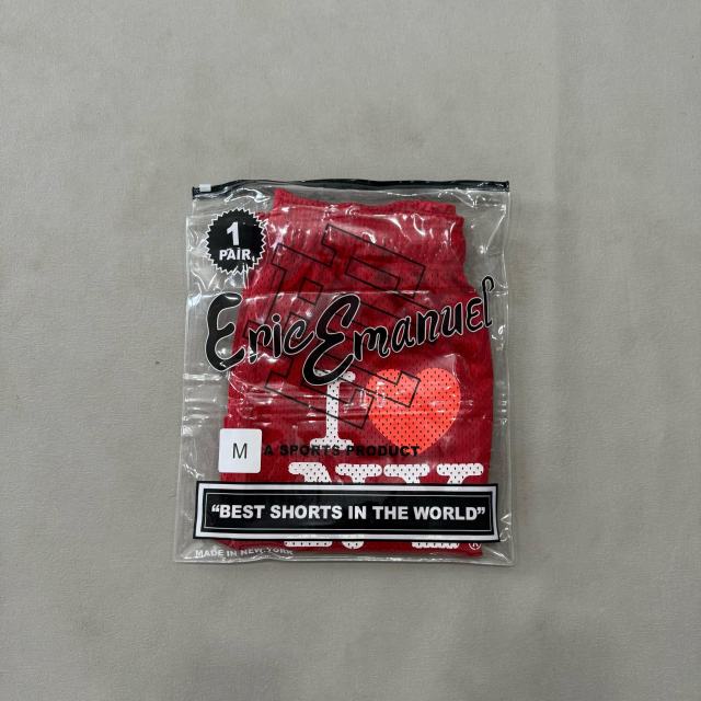 1:1 Quality EE Eric Red Heart Printed Mesh Breathable Shorts 2 colors