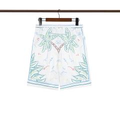 Casa Line camel Coconut Tree Printed Polo shirt & shorts set