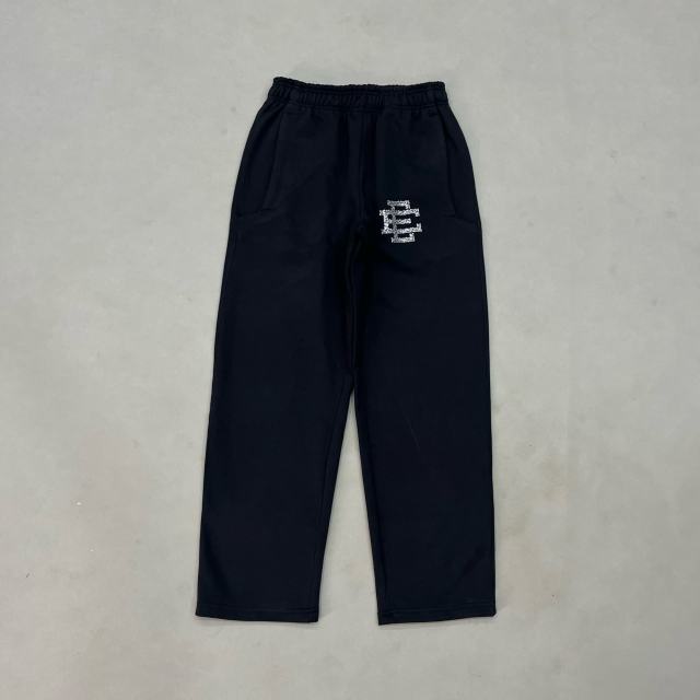 1:1 Quality Eric EE Rhinestones Logo Hoodie & Pants Set