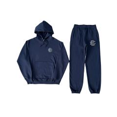 1:1 Quality Eric EE Diamond-studded Logo Hoodie & Pants Set