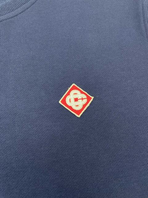 1:1 Quality Casa Chest logo embroidery loose round neck Sweatshirt 2 colors