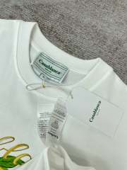 1:1 Quality Casablanca Orange fruit plate letter print shirt