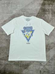 1:1 Quality Casa Prancing Pony Short Sleeve teeTriangle Crocodile Print tee 2 colors