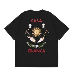 Casa Sun Sculpture Letter Print tee 2 colors