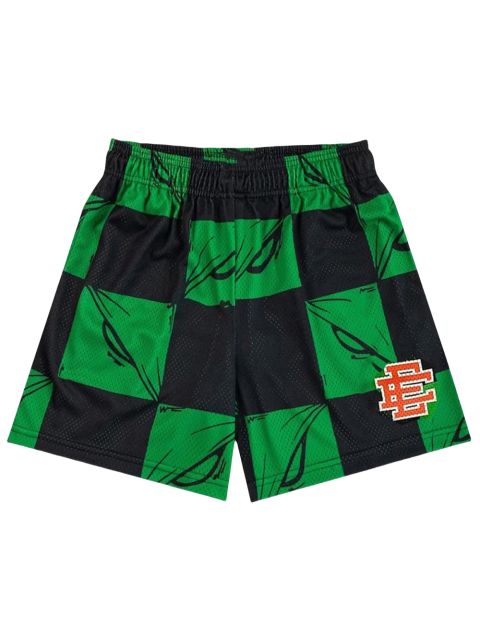 EE Eric Plaid Mesh Shorts
