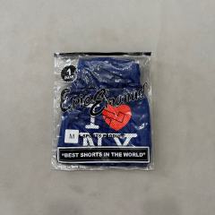 1:1 Quality EE Eric Red Heart Printed Mesh Breathable Shorts 2 colors