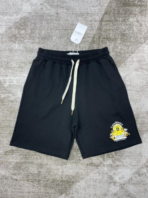 1:1 Quality Casa Angel Small Embroidered Logo Shorts