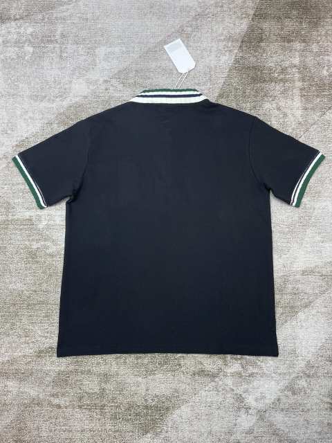 1:1 Quality Casa Plaid Colorblocked Lapel Button Down Embroidered Polo Shirt