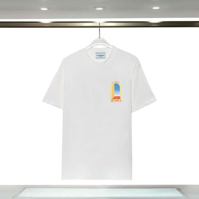 Casa Phantom Gate Letter Logo Print Round Neck tee 3 colors