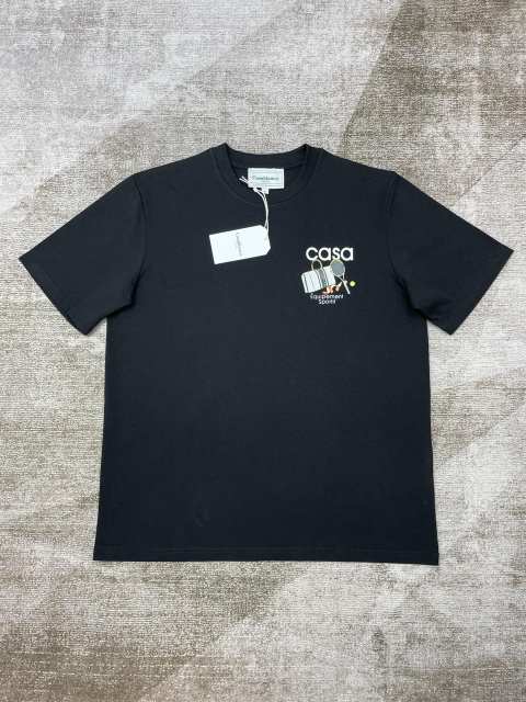 1:1 Quality Casa Baseball Beat Embroidery tee 2 colors