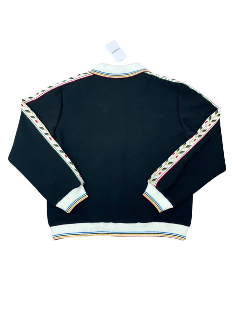 1:1 Quality Casa Striped Lapel Ribbon Patchwork Jacket & pants set