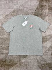 1:1 Quality Casa Red Label Logo Letter Printed Cotton tee