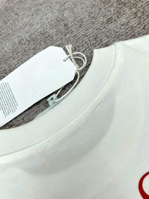 1:1 Quality Casablanca Illusionary gate letter print couple short sleeve tee 2 colors