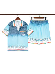 Casa Angels of Athens Printed Polo shirt & shorts set