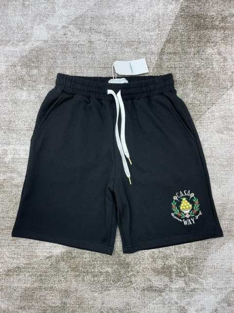 1:1 Quality Casa Tennis Racket Fruit Floral Alphabet Embroidered Printed Shorts 2 colors