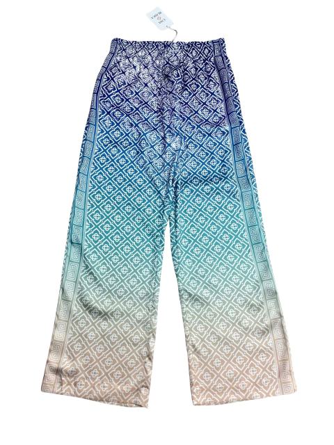 1:1 Quality Casa Gradient Blue Silk Long Sleeve Shirt & pants Set