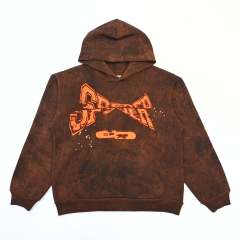 1:1 Quality ComplexCon × Spider × Streetwear Black Brown Hoodie & Pants Set