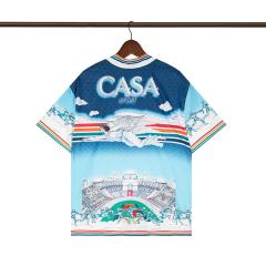 Casa Angels of Athens Printed Polo shirt & shorts set