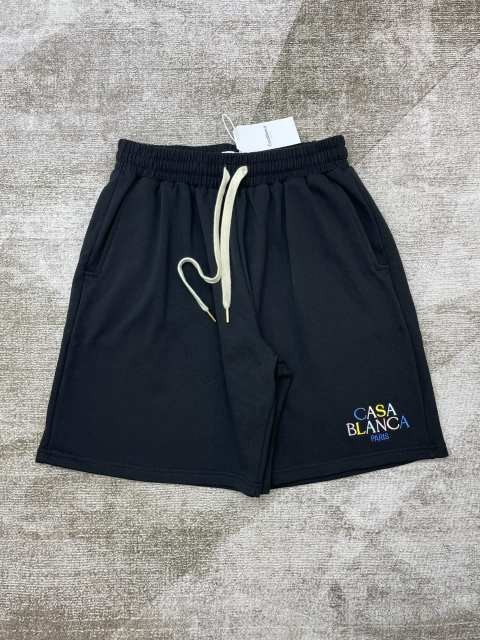 1:1 Quality Casa Colorful monogrammed embroidered drawstring shorts