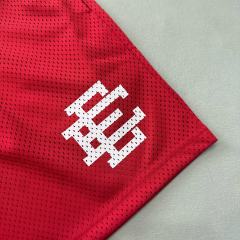 1:1 Quality EE Eric Red Heart Printed Mesh Breathable Shorts 2 colors