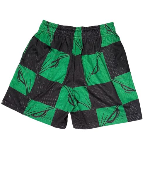 EE Eric Plaid Mesh Shorts