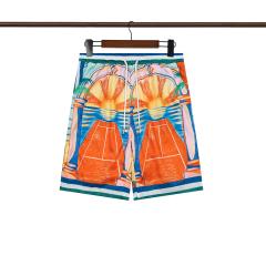 Casa Coconut Beach Sunset Printed Polo shirt & shorts set