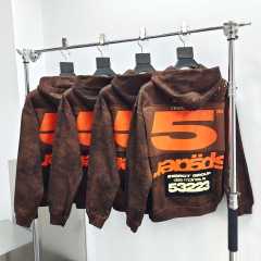 1:1 Quality ComplexCon × Spider × Streetwear Black Brown Hoodie & Pants Set