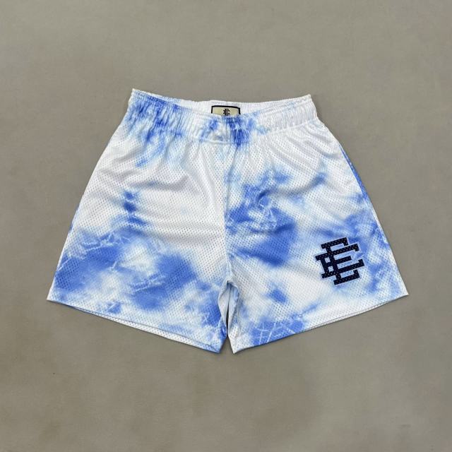 1:1 quality Eric EE Tie-Dye Beach Mesh Shorts 4 colors
