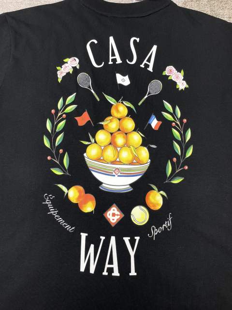 1:1 quality version Small Fruit Marigold Print tee 2 colors