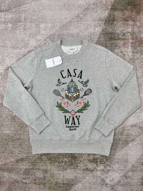 1:1 Quality Casa Palace Embroidered Crew Neck Sweatshirt 2 colors