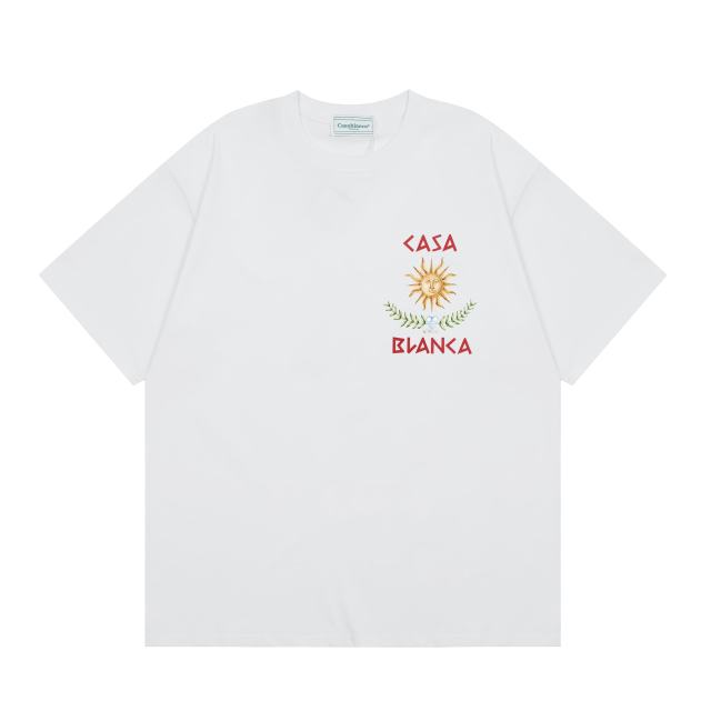 Casa Sun Sculpture Letter Print tee 2 colors