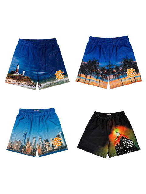 EE Eric Scenic Print Mesh Shorts 4 colors