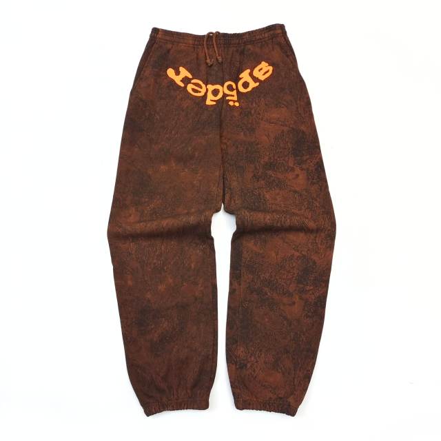 1:1 Quality ComplexCon × Spider × Streetwear Black Brown Hoodie & Pants Set