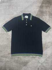 1:1 Quality Casa Chest metal logo color match color knitted POLO shirt 2 colors