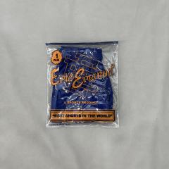 1:1 Quality Eric EE Beige Trim Blue Logo Print Mesh Shorts