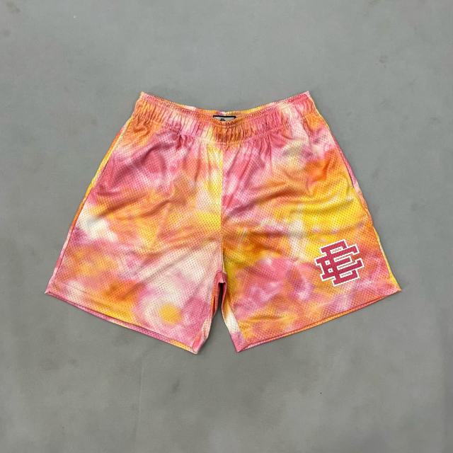 1:1 quality Eric EE Tie-Dye Beach Mesh Shorts 4 colors