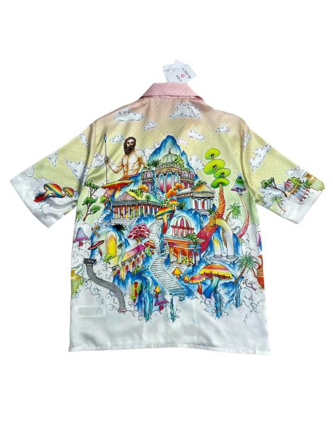 1:1 Quality Casa Mushroom Wonderland Printed Silk shirt