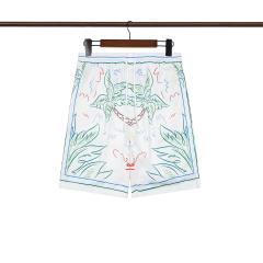 Casa Line camel Coconut Tree Printed Polo shirt & shorts set