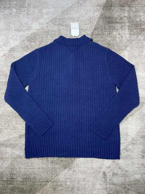 1:1 Quality Casa Vertical Embroidered Logo Lapel Sweater 2 colors
