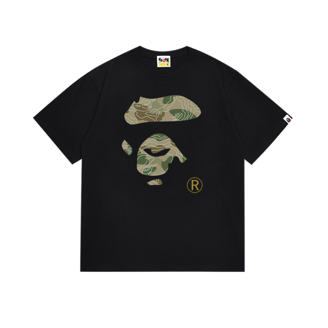 Bape Line Camouflage Ape Face Tee 2 colors